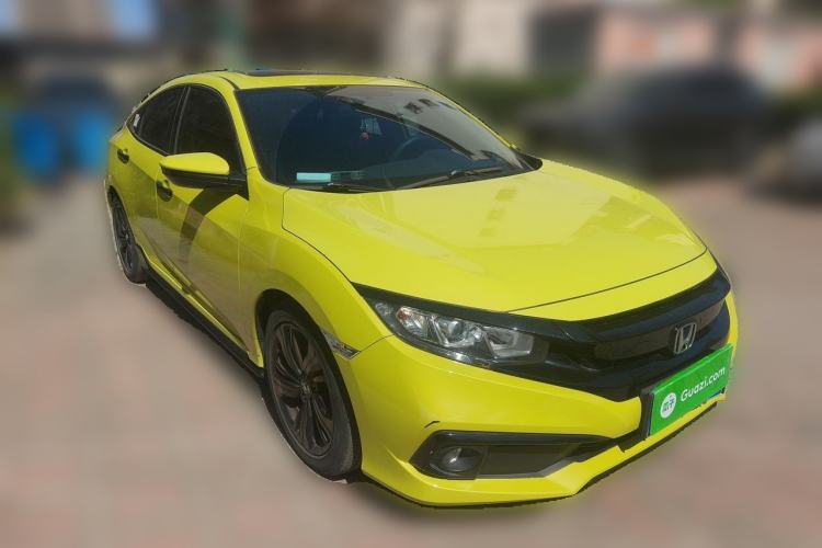 Used Honda Civic 2019 220TURBO CVT Dynamic Edition China V Emission Standard Front Right 45 Deg