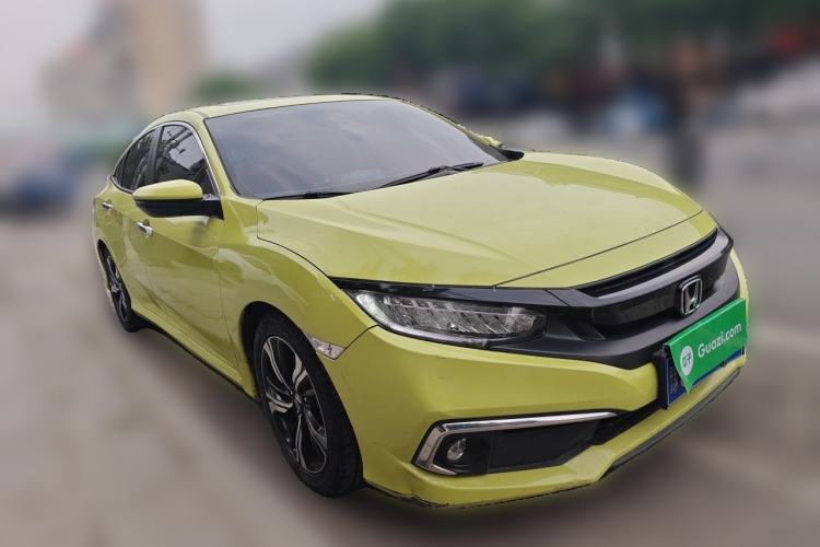 Used Honda Civic 2019 220TURBO CVT Power Edition China VI Emission Standard Front Right 45 Deg