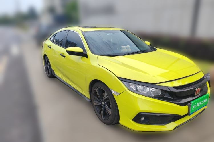 Used Honda Civic 2019 220TURBO CVT Dynamic Edition China V Emission Standard Front Right 45 Deg