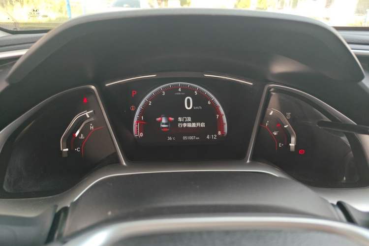 Used Honda Civic 2019 220TURBO CVT Dynamic Edition China VI Emission Standard Instrument Cluster