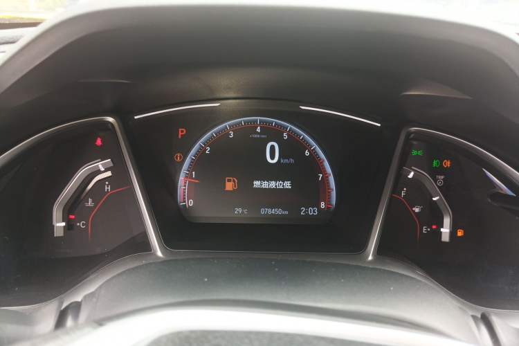 Used Honda Civic 2019 220TURBO CVT Dynamic Edition China VI Emission Standard Instrument Cluster