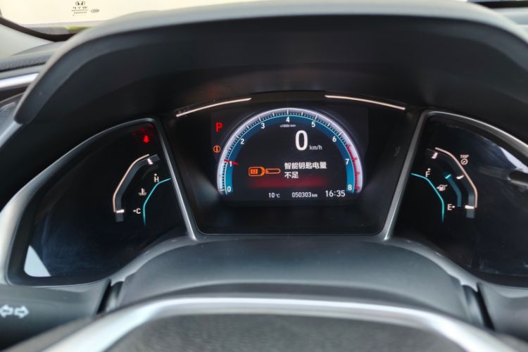 Used Honda Civic 2019 220TURBO CVT Dynamic Edition China VI Odometer Close Up