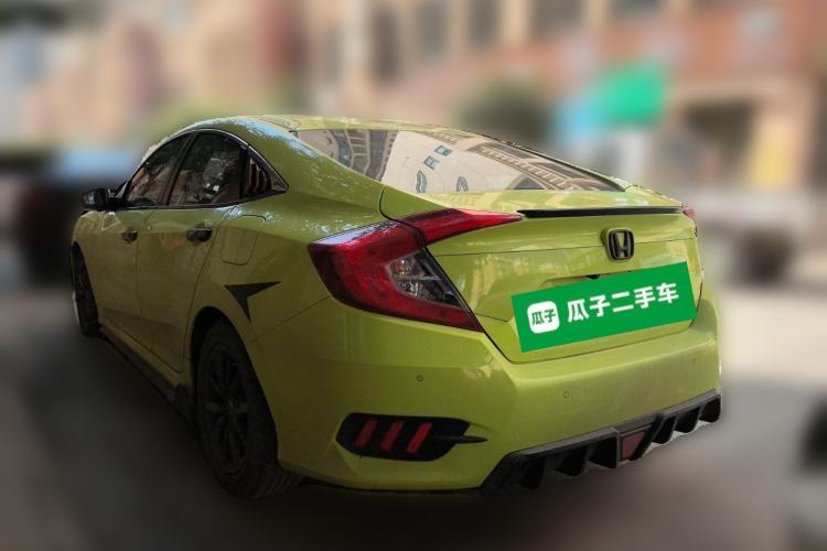 Used Honda Civic 2019 220TURBO CVT Dynamic Edition China VI Rear Left 45 Deg
