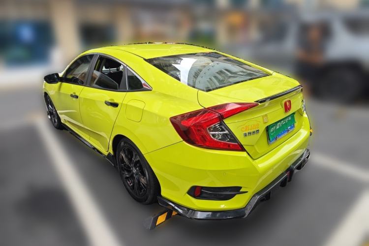 Used Honda Civic 2019 220TURBO CVT Dynamic Edition China VI Emission Standard Rear Left 45 Deg