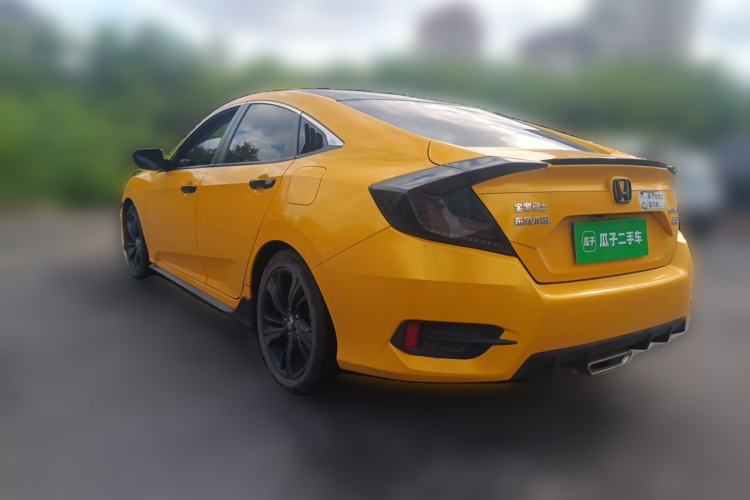 Used Honda Civic 2019 220TURBO CVT Ignition Edition China VI Emission Standard Rear Left 45 Deg