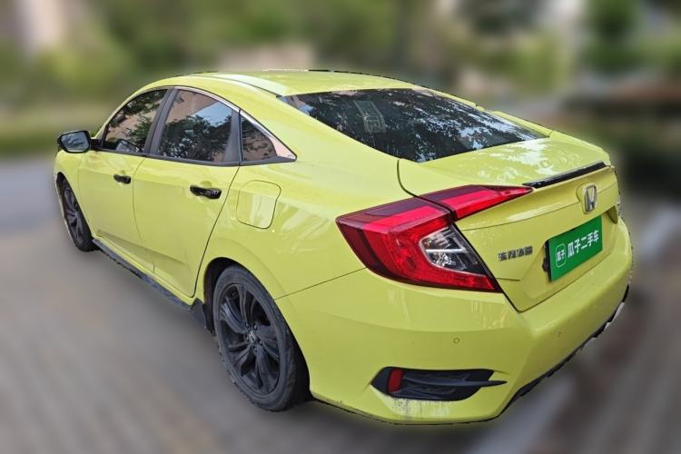 Used Honda Civic 2019 220TURBO CVT Dynamic Edition China V Emission Standard Rear Left 45 Deg