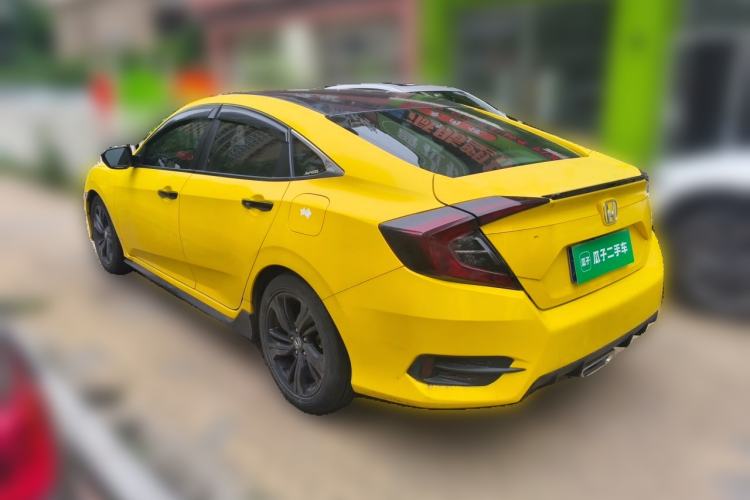 Used Honda Civic 2019 220TURBO CVT Dynamic Edition China VI Emission Standard Rear Left 45 Deg