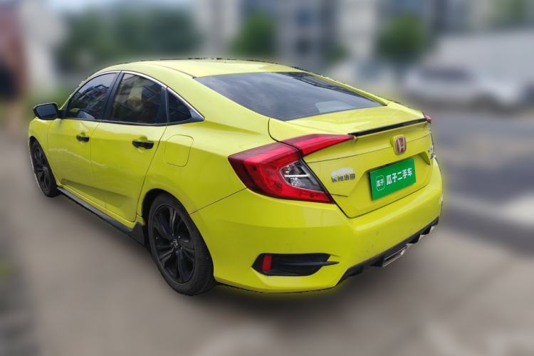 Used Honda Civic 2019 220TURBO CVT Dynamic Edition China V Emission Standard Rear Left 45 Deg