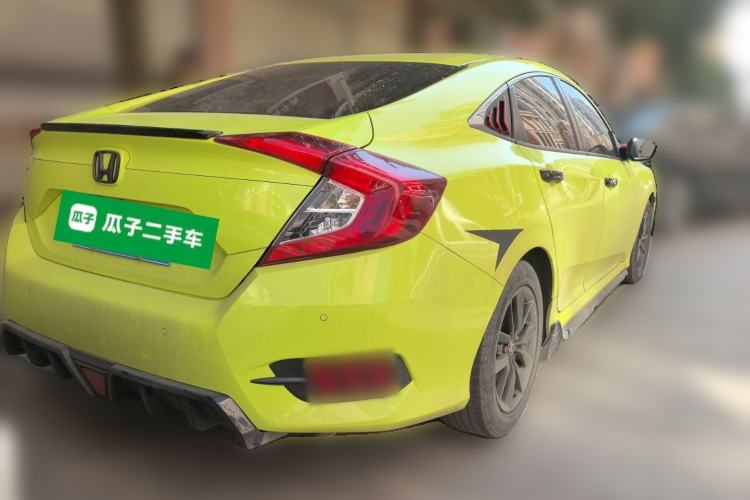 Used Honda Civic 2019 220TURBO CVT Dynamic Edition China VI Rear Right 45 Deg