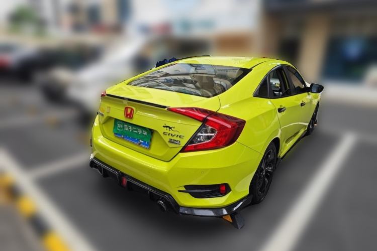 Used Honda Civic 2019 220TURBO CVT Dynamic Edition China VI Emission Standard Rear Right 45 Deg