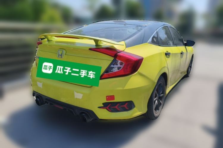Used Honda Civic 2019 220TURBO CVT Dynamic Edition China V Rear Right 45 Deg