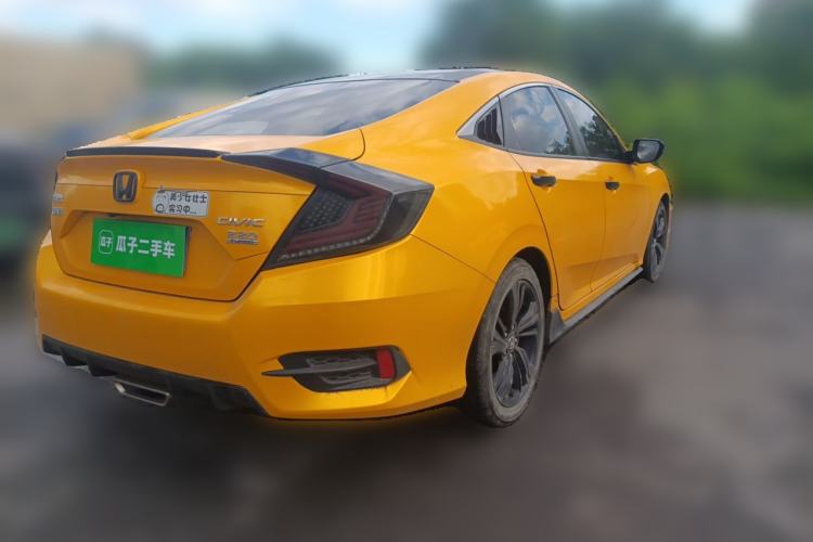 Used Honda Civic 2019 220TURBO CVT Ignition Edition China VI Emission Standard Rear Right 45 Deg