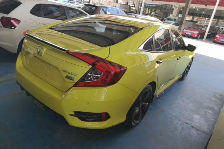 Used Honda Civic 2019 220TURBO CVT Dynamic Edition China VI Emission Standard Rear Right 45 Deg