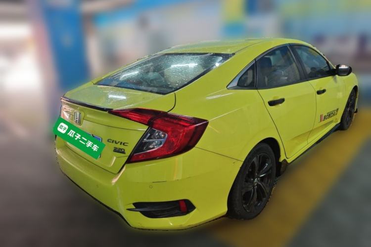 Used Honda Civic 2019 220TURBO CVT Dynamic Edition China VI Emission Standard Rear Right 45 Deg