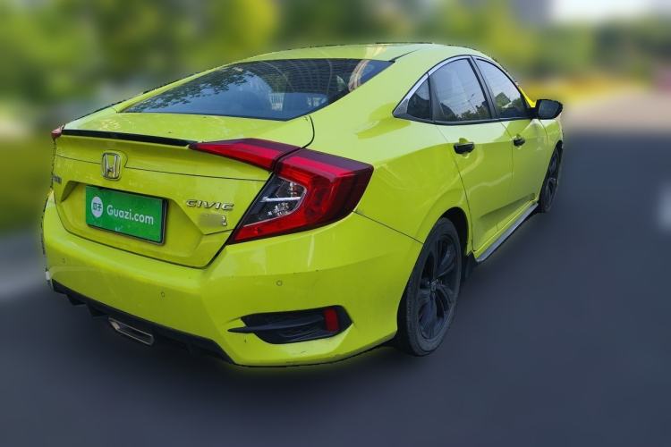 Used Honda Civic 2019 220TURBO CVT Dynamic Edition China VI Emission Standard Rear Right 45 Deg