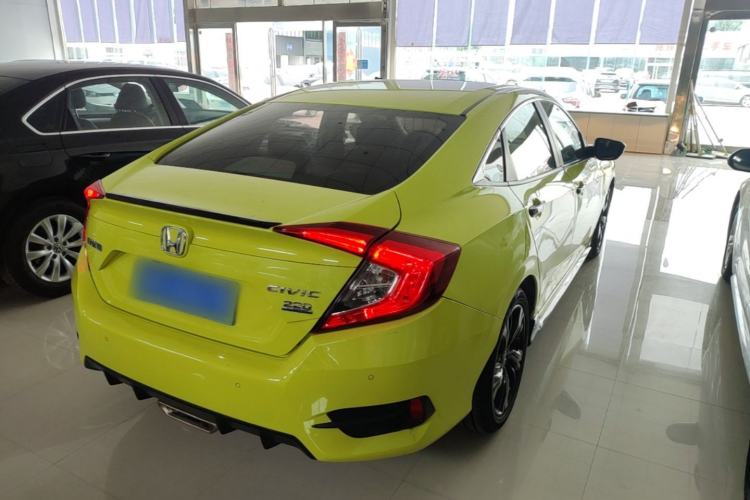 Used Honda Civic 2019 220TURBO CVT Dynamic Edition China VI Emission Standard Rear Right 45 Deg