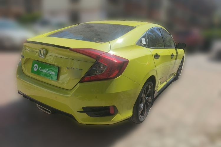 Used Honda Civic 2019 220TURBO CVT Dynamic Edition China V Emission Standard Rear Right 45 Deg