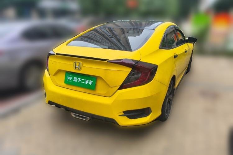 Used Honda Civic 2019 220TURBO CVT Dynamic Edition China VI Emission Standard Rear Right 45 Deg