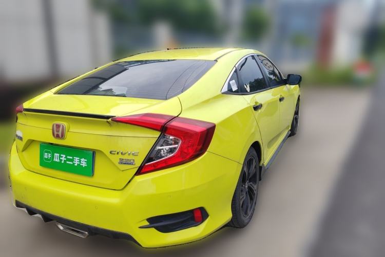 Used Honda Civic 2019 220TURBO CVT Dynamic Edition China V Emission Standard Rear Right 45 Deg