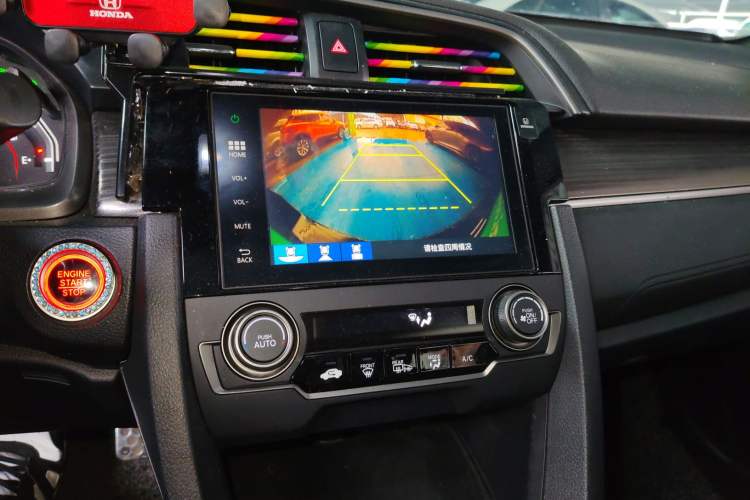 Used Honda Civic 2021 HATCHBACK 220TURBO CVT New Trendsetter Audio And AC Panel