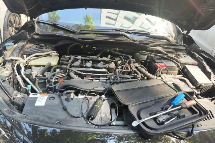 Used Honda Civic 2021 HATCHBACK 220TURBO CVT Trendy Cool Edition Engine Bay