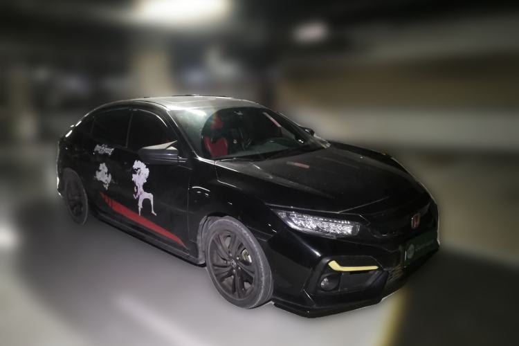 Used Honda Civic 2021 HATCHBACK 220TURBO CVT Trendy Cool Edition Front Right 45 Deg