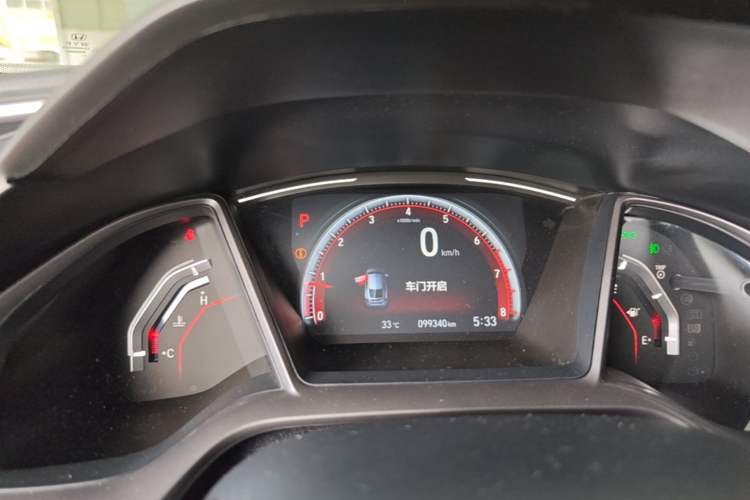 Used Honda Civic 2021 HATCHBACK 220TURBO CVT Trendy Cool Edition Instrument Cluster