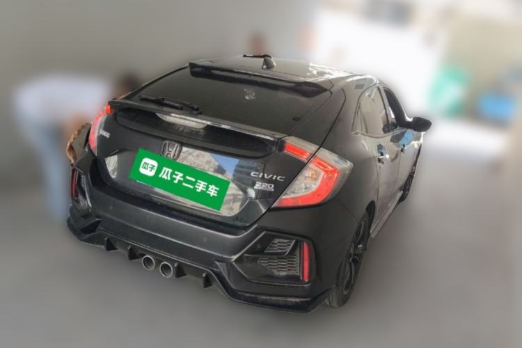 Used Honda Civic 2021 HATCHBACK 220TURBO CVT Trendy Cool Edition Rear Right 45 Deg