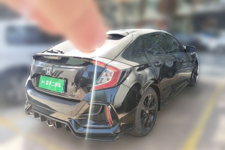 Used Honda Civic 2021 HATCHBACK 220TURBO CVT Trendy Cool Edition Rear Right 45 Deg