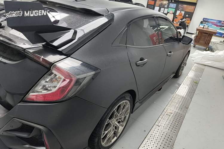 Used Honda Civic 2021 HATCHBACK 220TURBO CVT Trendy Cool Edition Rear Right 45 Deg