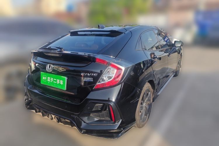 Used Honda Civic 2021 HATCHBACK 220TURBO CVT Trendy Cool Edition Rear Right 45 Deg