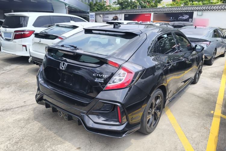 Used Honda Civic 2021 HATCHBACK 220TURBO CVT Trendy Cool Edition Rear Right 45 Deg