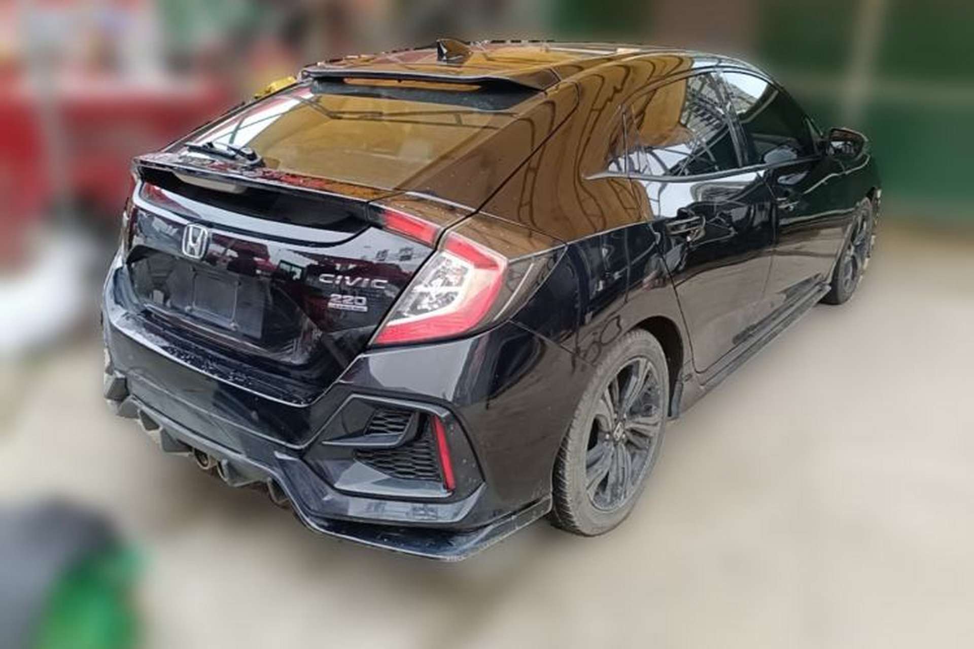 Used Honda Civic 2021 HATCHBACK 220TURBO CVT Trendy Cool Edition Rear Right 45 Deg