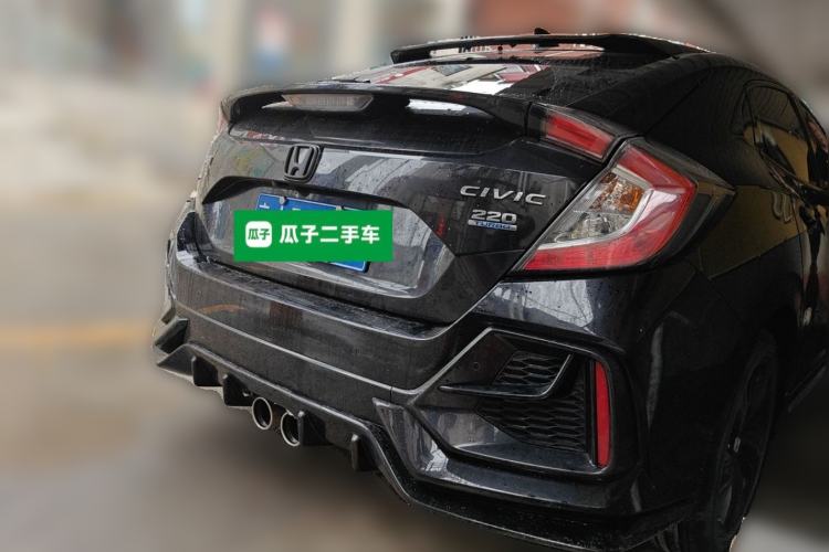 Used Honda Civic 2021 HATCHBACK 220TURBO CVT Trendy Cool Edition Rear Right 45 Deg