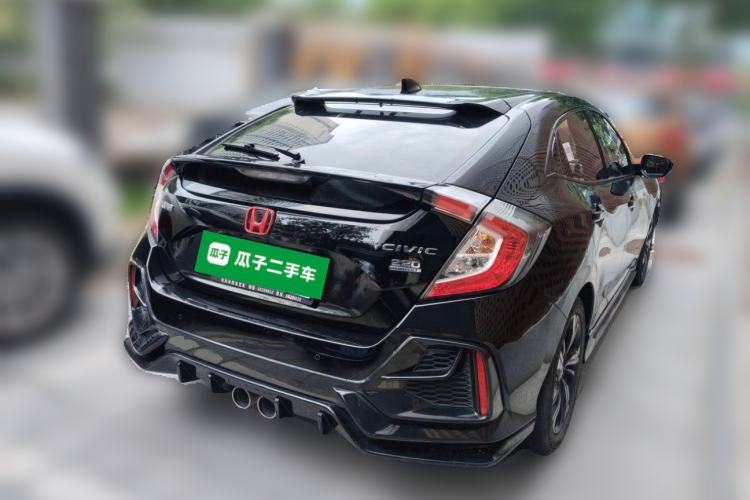 Used Honda Civic 2021 HATCHBACK 220TURBO CVT Trendy Cool Edition Rear Right 45 Deg