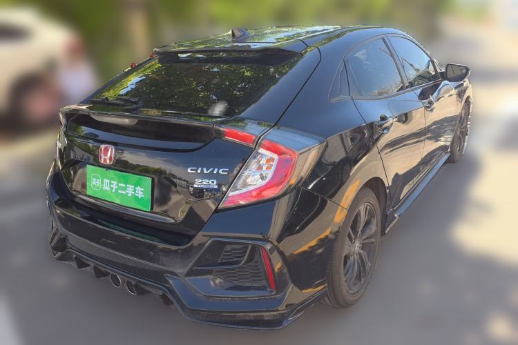 Used Honda Civic 2021 HATCHBACK 220TURBO CVT Trendy Cool Edition Rear Right 45 Deg