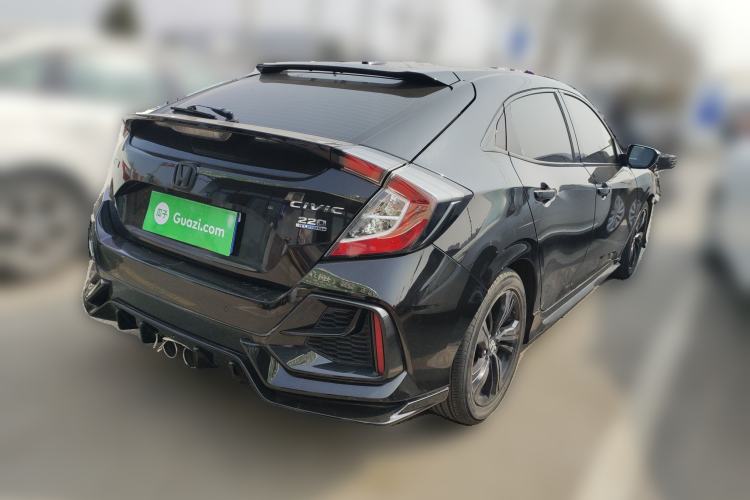 Used Honda Civic 2021 HATCHBACK 220TURBO CVT Trendy Cool Edition Rear Right 45 Deg