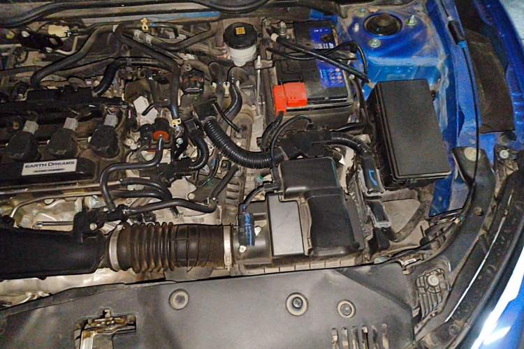 Used Honda Civic 2021 HATCHBACK 220TURBO CVT New Trendsetter Engine Bay Left