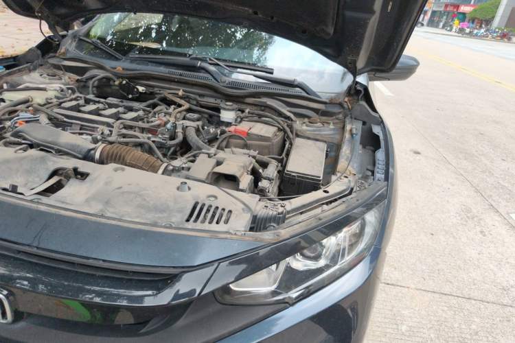 Used Honda Civic 2021 HATCHBACK 220TURBO CVT New Trendsetter Engine Bay Left