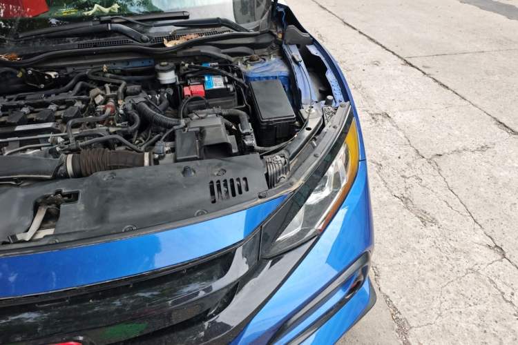 Used Honda Civic 2021 HATCHBACK 220TURBO CVT New Trendsetter Engine Bay Left