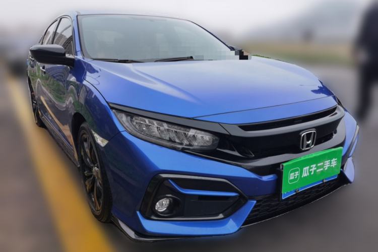 Used Honda Civic 2021 HATCHBACK 220TURBO CVT Trendy Cool Edition Front Right 45 Deg