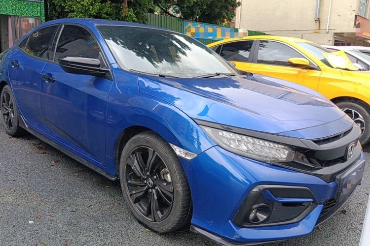 Used Honda Civic 2021 HATCHBACK 220TURBO CVT Trendy Cool Edition Front Right 45 Deg