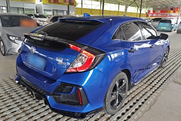 Used Honda Civic 2021 HATCHBACK 220TURBO CVT Trendy Cool Edition Rear Right 45 Deg