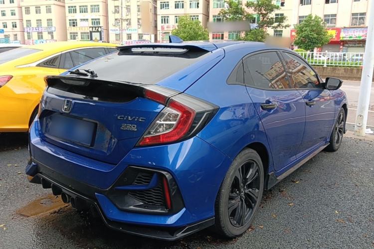 Used Honda Civic 2021 HATCHBACK 220TURBO CVT Trendy Cool Edition Rear Right 45 Deg