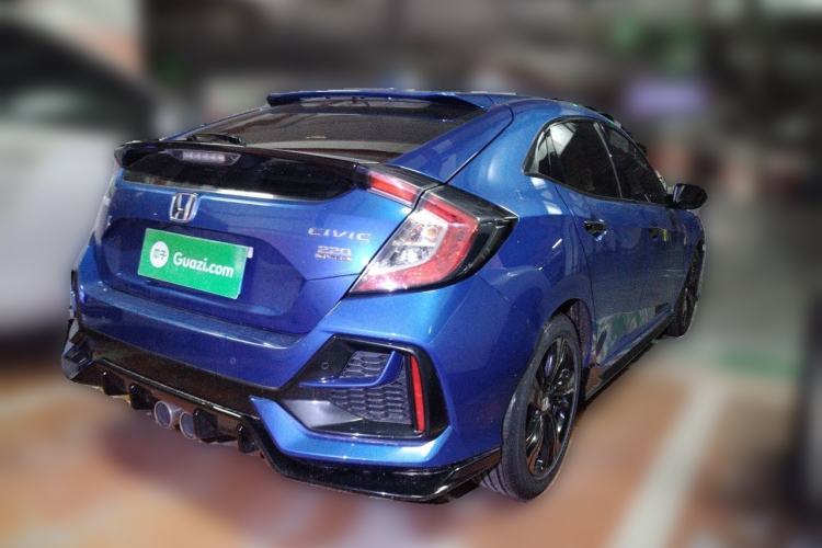 Used Honda Civic 2021 HATCHBACK 220TURBO CVT Trendy Cool Edition Rear Right 45 Deg