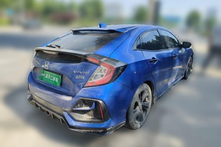 Used Honda Civic 2021 HATCHBACK 220TURBO CVT Trendy Cool Edition Rear Right 45 Deg