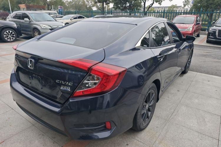 Used Honda Civic 2021 HATCHBACK 220TURBO CVT New Trendsetter Rear Right 45 Deg