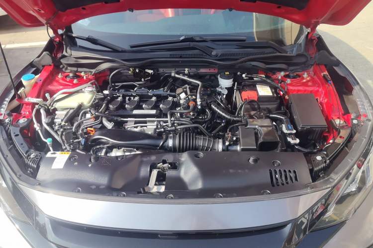 Used Honda Civic 2021 HATCHBACK 220TURBO CVT New Trendsetter Engine Bay