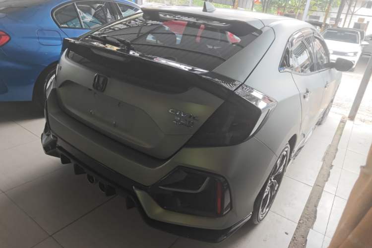 Used Honda Civic 2021 HATCHBACK 220TURBO CVT Trendy Cool Edition Rear Right 45 Deg