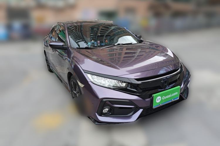 Used Honda Civic 2021 HATCHBACK 220TURBO CVT Trendy Cool Edition Front Right 45 Deg